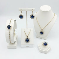 crystal jewelry set