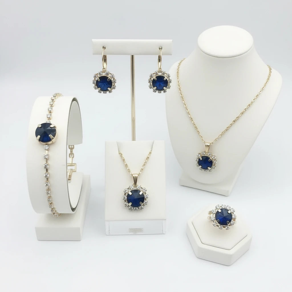 crystal jewelry set