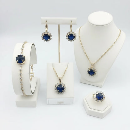 crystal jewelry set