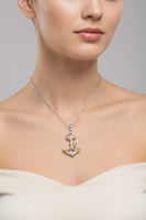 coral starfish pendant necklace