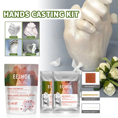 3D hand mold kit for couples