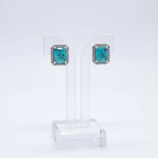 Paraiba gemstone jewelry set